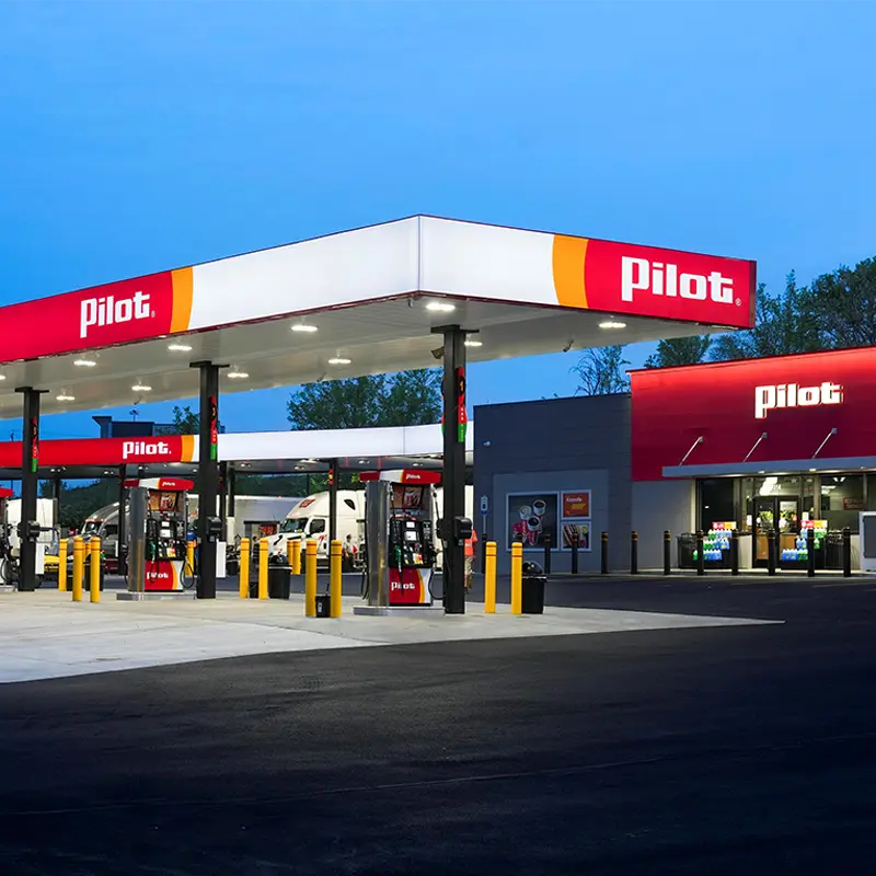 Pilot fuel station