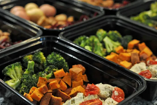 Meal prep containers. 